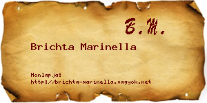 Brichta Marinella névjegykártya